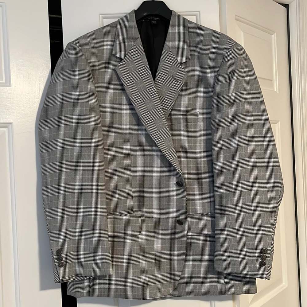 Haband executive division suit jacket. Gray. 44S.